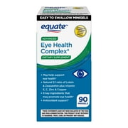 Equate Advanced Eye Health Complex Minigels Dietary Supplement, 90 Count, Compare vs PreserVision® AREDS 2 Formula Minigels