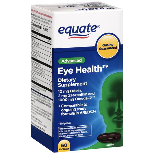 Equate Advanced Eye Health Dietary Supplement, 60ct