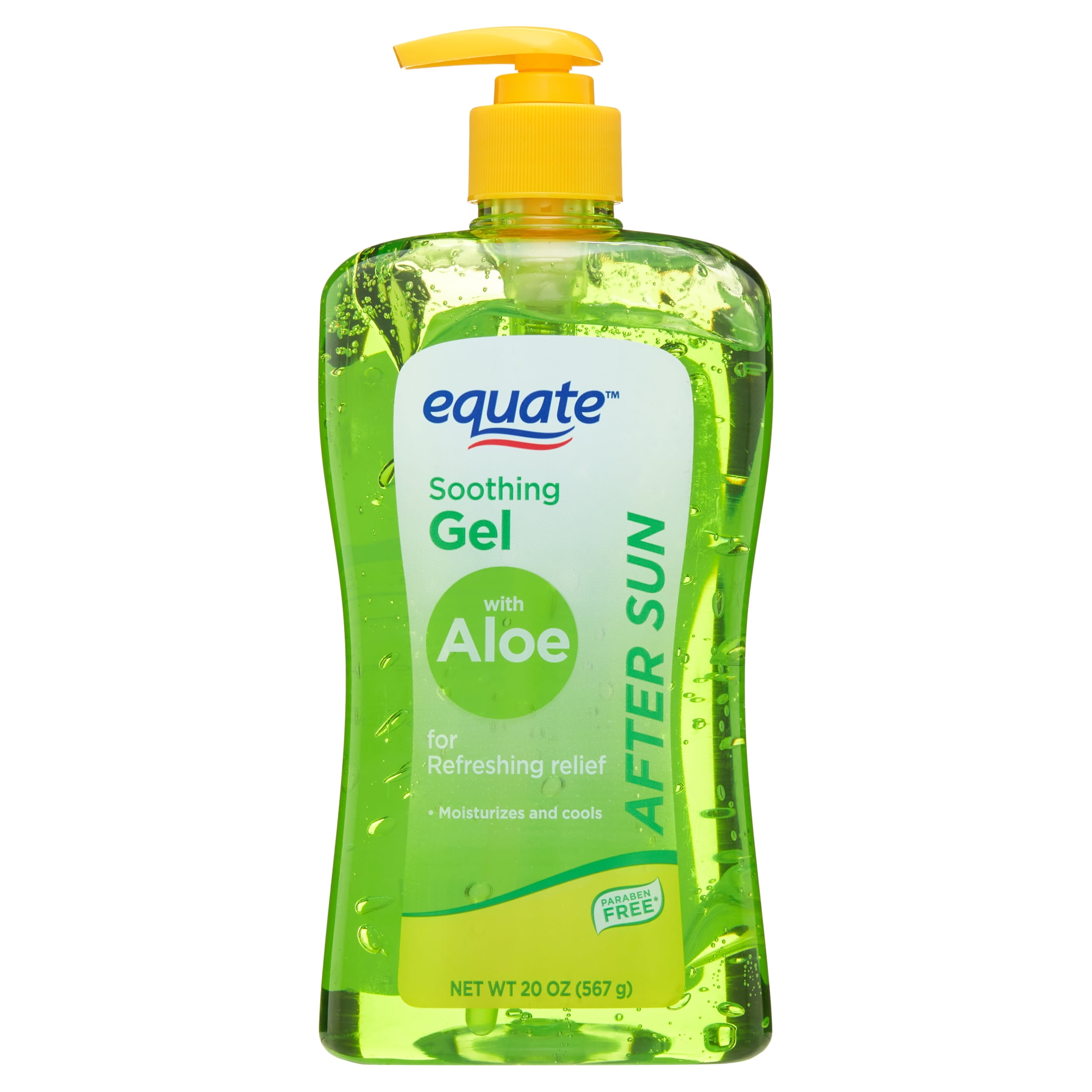 tælle frisør forfriskende Equate After Sun Soothing Gel With Aloe, 20 oz - Walmart.com