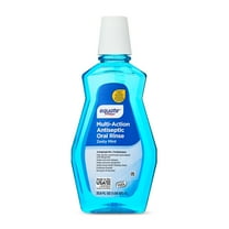 Equate Alcohol-Free Multi-Action Antiseptic Oral Rinse, Zesty Mint Flavor, 1 L, Compare to Crest® Pro-Health® Multi-Protection Alcohol Free Rinse Refreshing Mint Active Ingredient