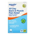 Equate All Day Back & Muscle Pain Relief Naproxen Sodium Tablets, 220mg