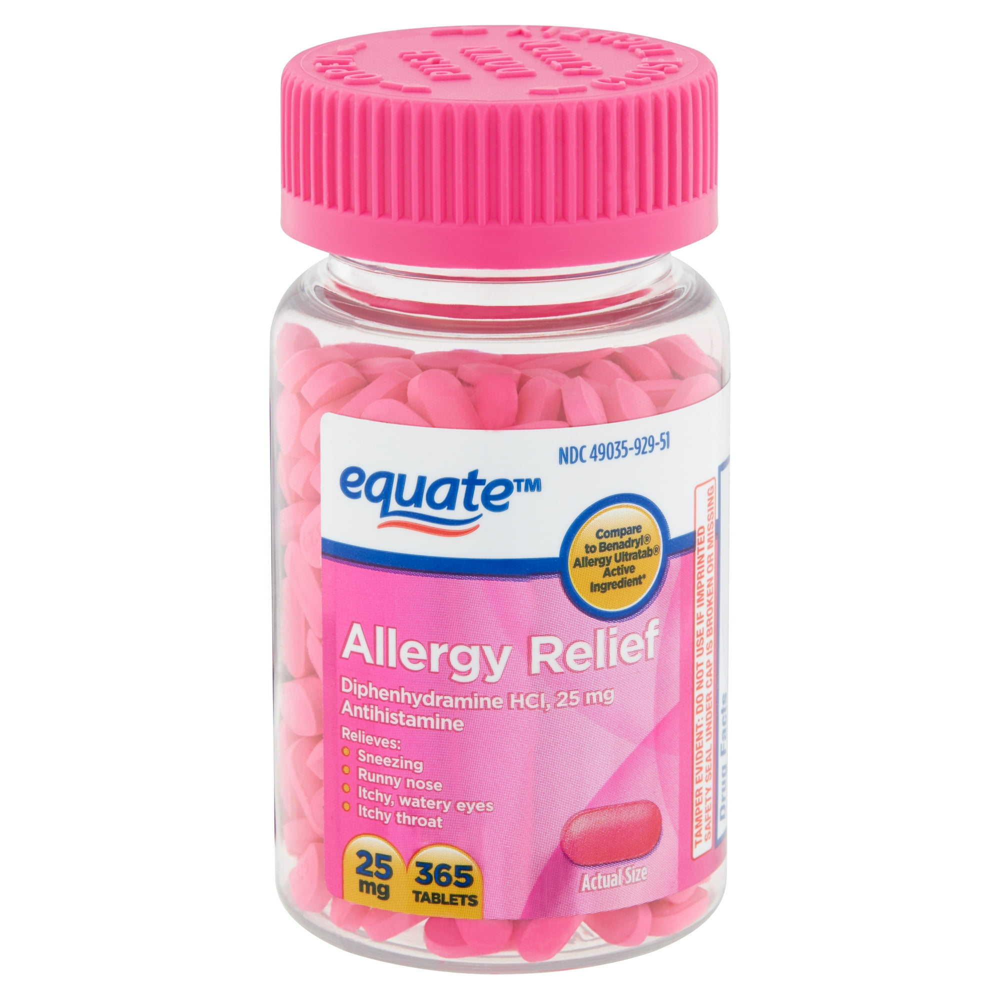 Benadryl Ultratabs Antihistamine Cold Allergy Relief, 42 OFF