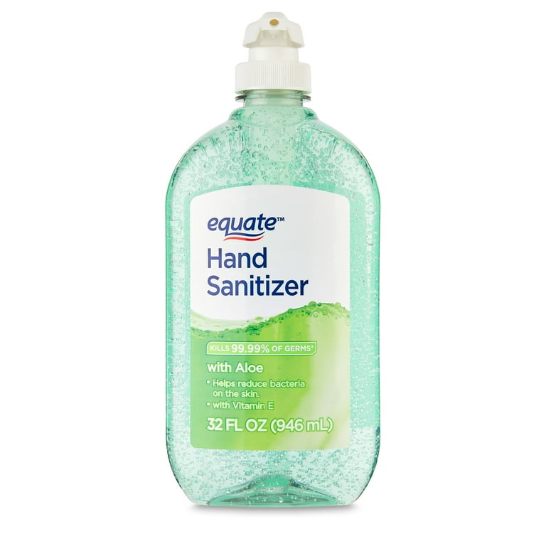 Equate Hand Sanitizer with Aloe Vera, 32 fl oz HSA/FSA Eligible