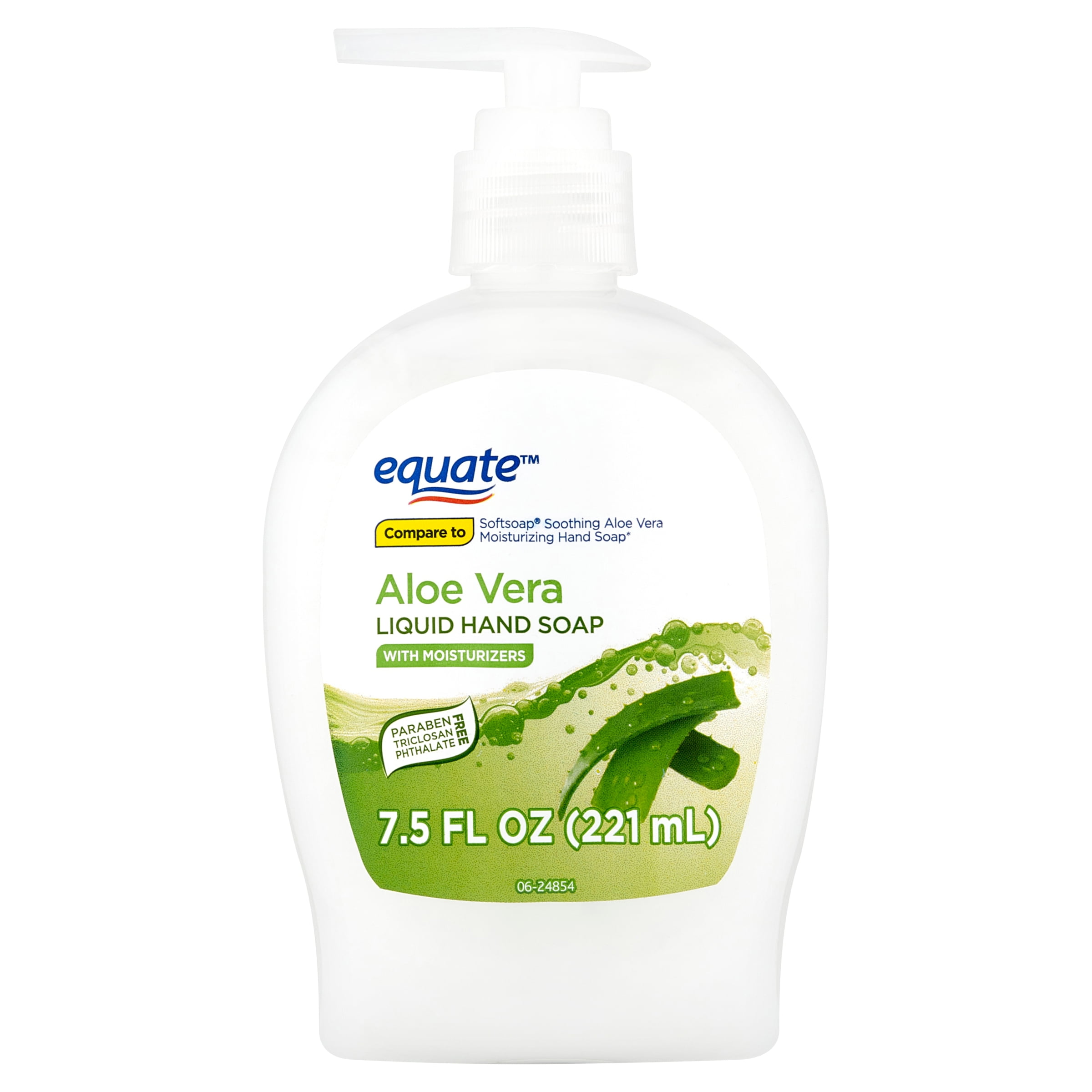 Equate Aloe Vera Liquid Hand Soap, 7.5 fl oz