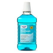 Equate Blue Mint Antiseptic Mouthwash for Bad Breath & Plaque Oral Care, 1.5 L, Compare to Listerine® Cool Mint® Active Ingredients