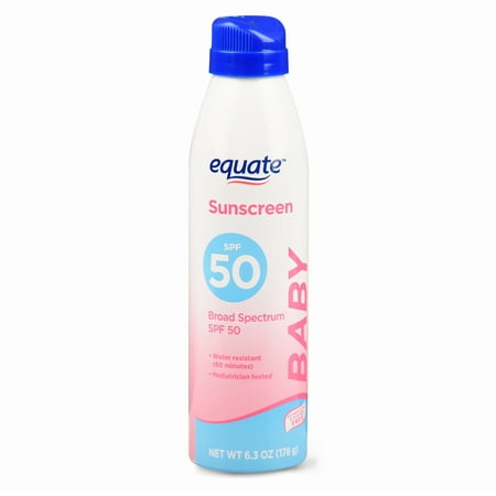Equate Baby Sunscreen, SPF 50, 6.3 oz