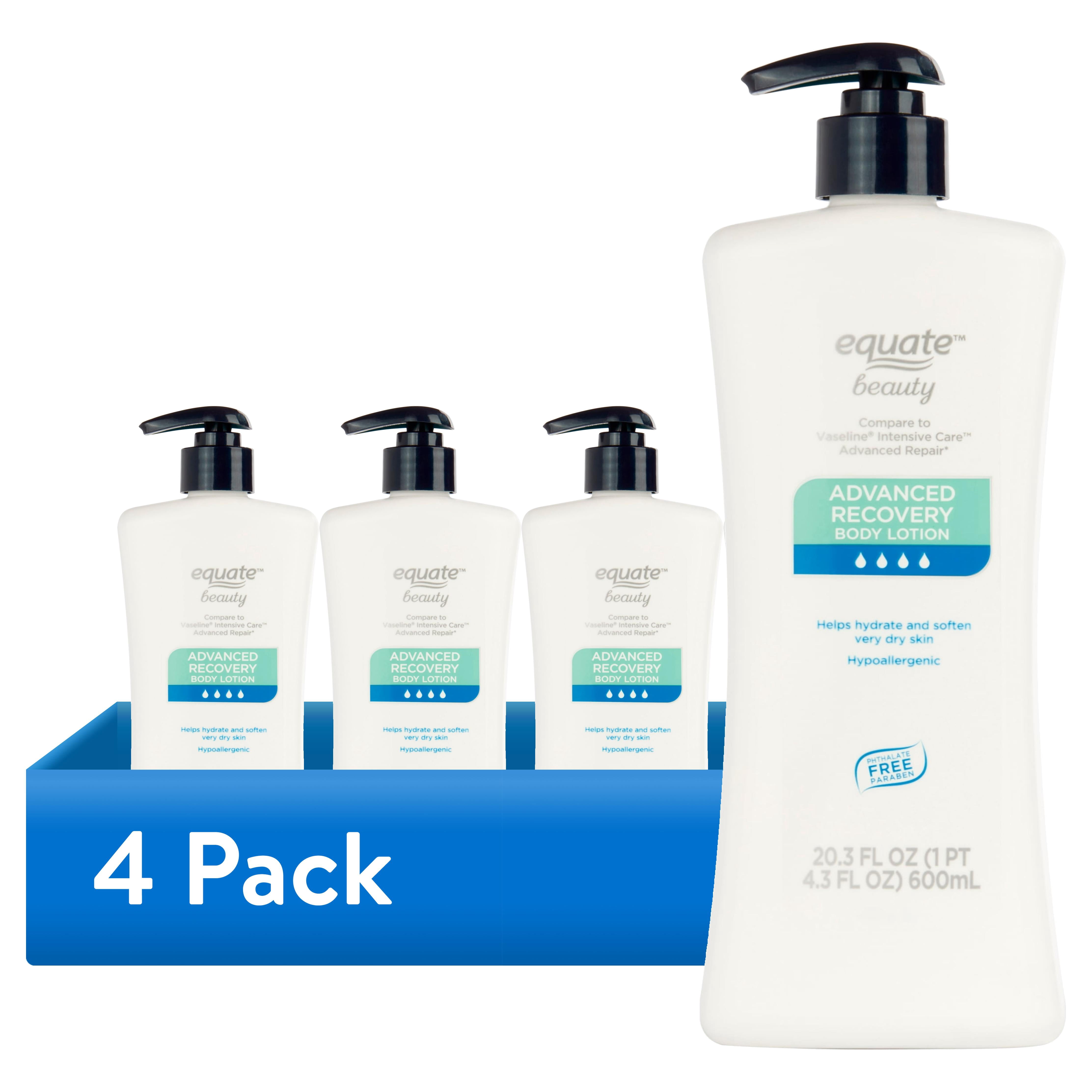 (4 pack) Equate Beauty Advanced Recovery Body Lotion, 20.3 fl oz
