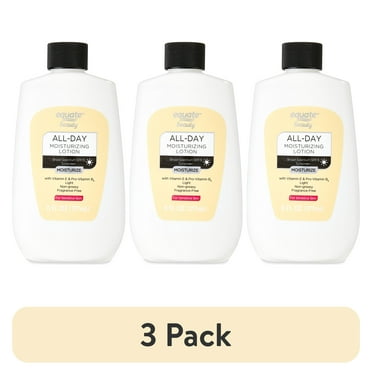 (3 pack) Equate All-Day Moisturizing Lotion with SPF 15 Sunscreen, Fragrance Free, for Face Care of Sensitive Skin, 6 fl oz