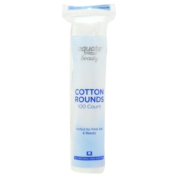 Equate Cotton Rounds, 100 Count