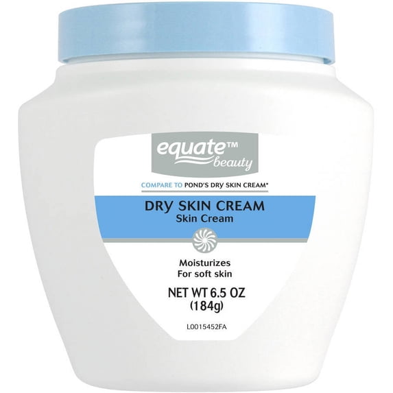Equate Beauty Dry Skin Cream, 6.5 Oz