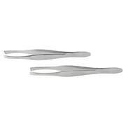 Equate Beauty Duo Pack Tweezers, Slant and Square Tip, 2 Pieces