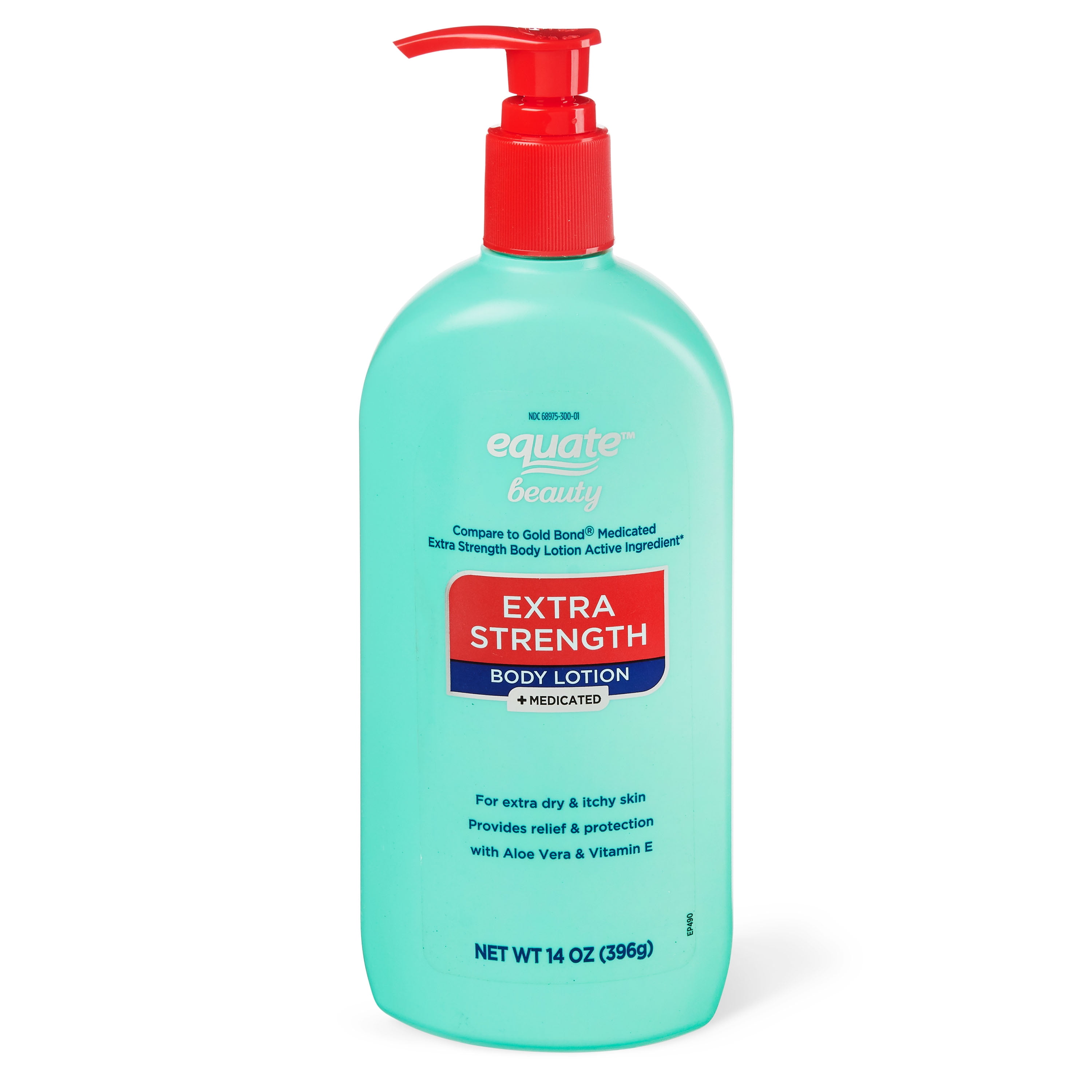 Equate Beauty Extra Strength + Medicated Body Lotion, 14 oz.