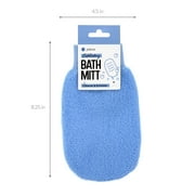 Walmart Exfoliating Bath Mitt, Blue, 1 Count