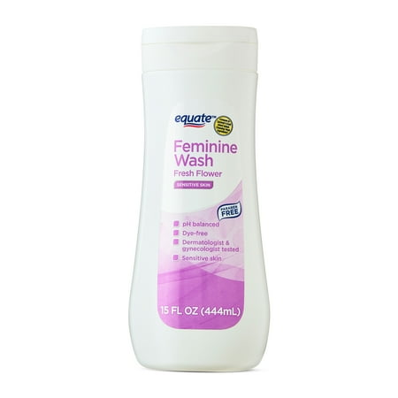 Equate Feminine Wash for Sensitive Skin, Fresh Flower Scented, 15 fl oz