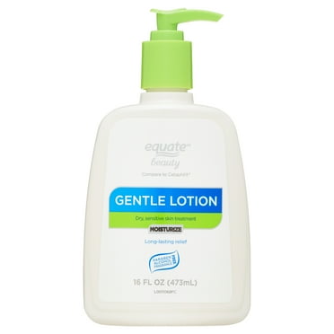 Equate Gentle Lotion for Face Care of Dry & Sensitive Skin, Fragrance Free, 16 fl oz, Compare to Cetaphil®