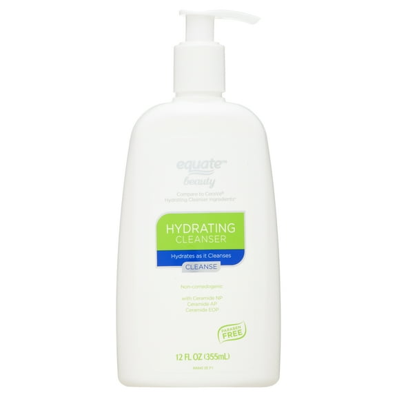 Equate Beauty Hydrating Cleanser, 12 Fl oz