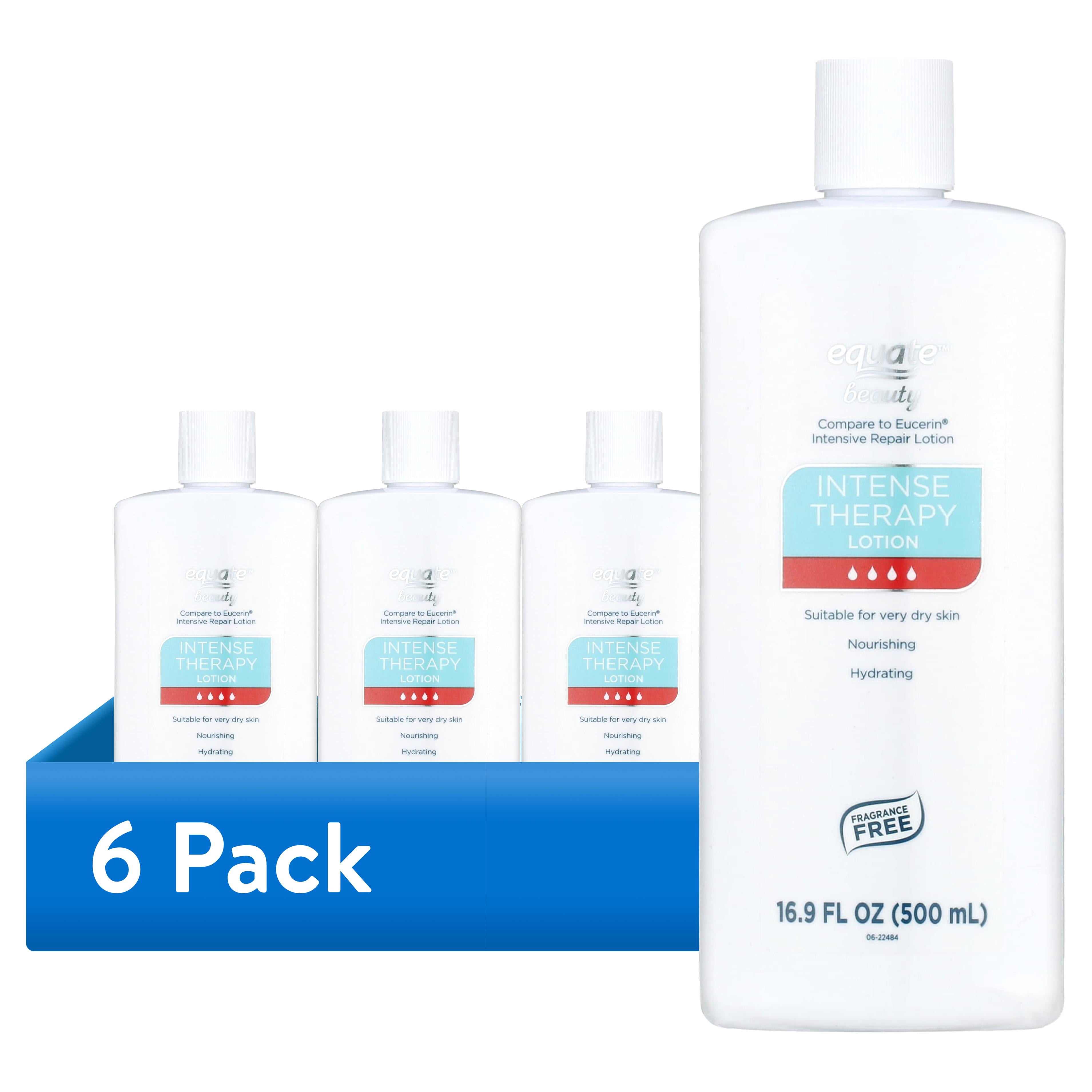 (6 pack) Equate Beauty Intense Therapy Lotion, 16.9 fl oz