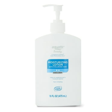 Equate Moisturizing Lotion with Hyaluronic Acid, 16 fl oz, Compare to CeraVe® Daily Moisturizing Lotion