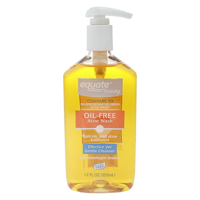 Equate Beauty OilFree Acne Wash, 12 Fl Oz