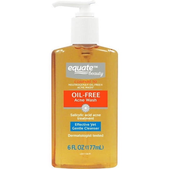 Equate Beauty Oil-Free Acne Wash, 6 fl oz