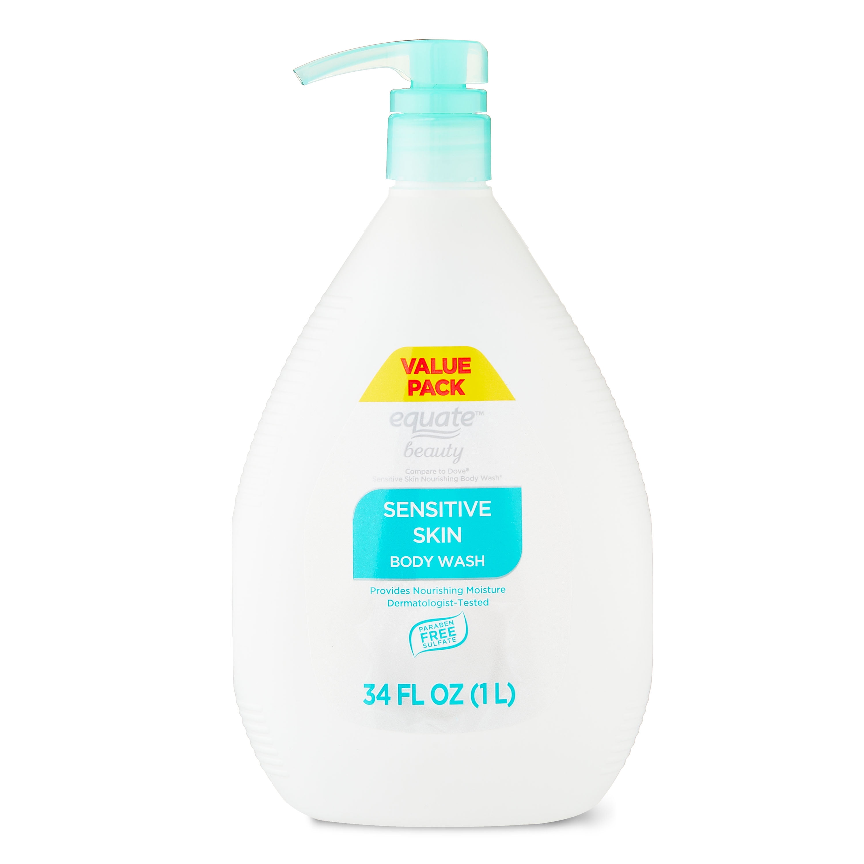 Equate Beauty Sensitive Skin Body Wash, 34 fl oz