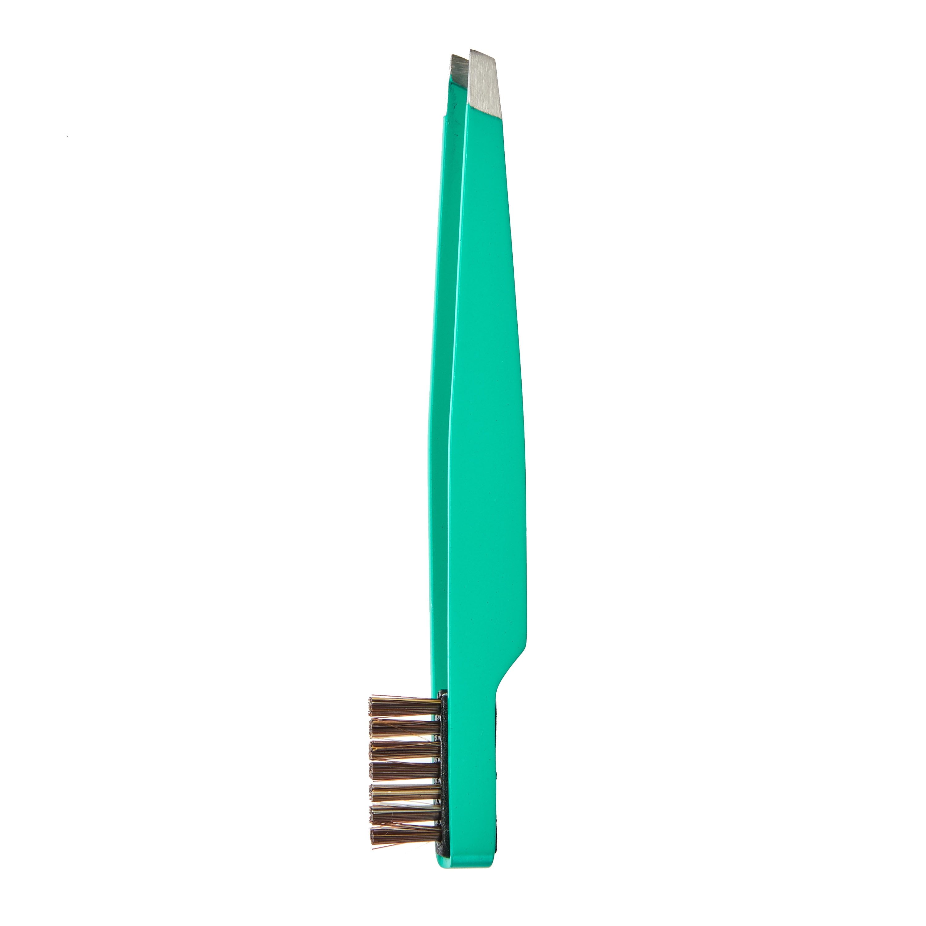 Equate Metal Slant Tweezers and Brush