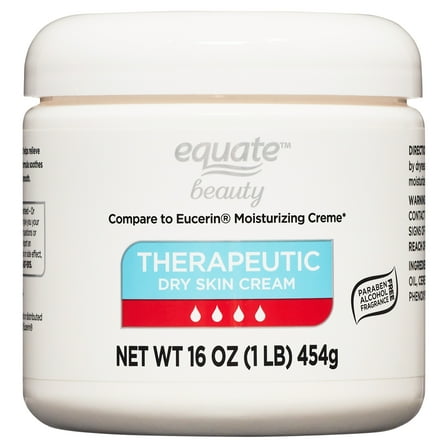 Equate Therapeutic Dry Skin Cream, 16 oz, Compare to Eucerin® Moisturizing Creme