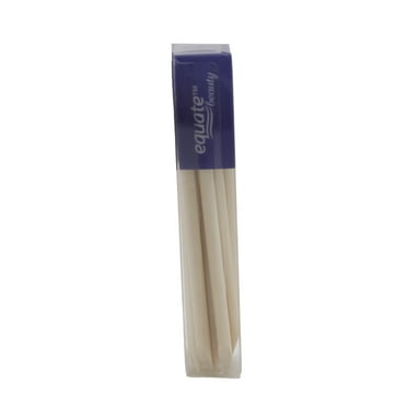 Equate Wooden Manicure Sticks for Nail & Cuticle Care (10 Pack)