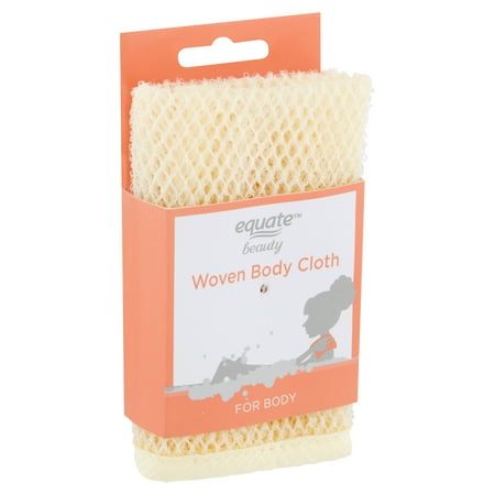 Equate Beauty Woven Body Cloth, Exfoliating, Nylon Cloth, 1 Count