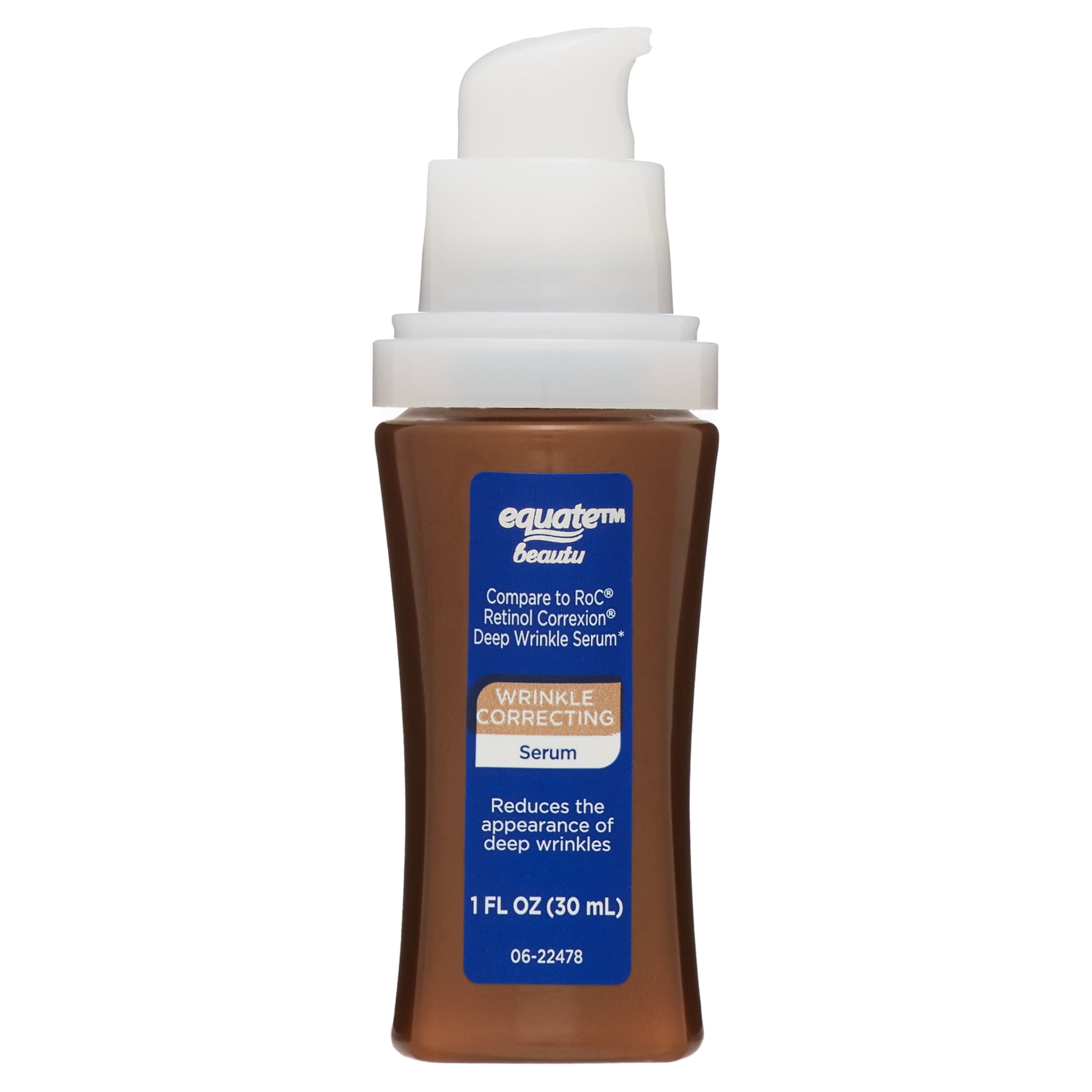 Equate Wrinkle Correcting Serum for Face and Neck, 1 fl oz