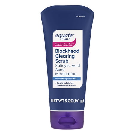 Equate Blackhead Clearing Scrub Salicylic Acid Acne Medication, 5 oz