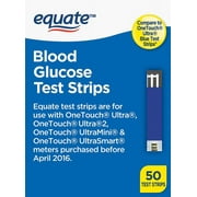 Equate Blood Glucose Test Strips, 50 Count