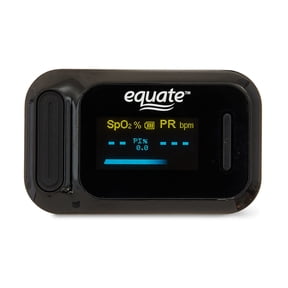 Equate Bluetooth Digital Pulse Oximeter with Heart Rate Monitor and SpO2 Measurement