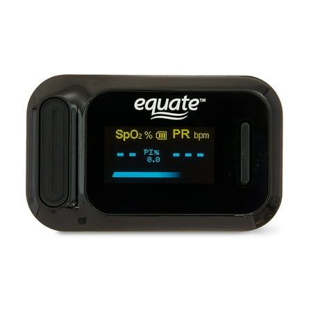 Equate Digital Pulse Oximeter with Bluetooth Wireless Technology, Heart Rate Monitor and SpO2 Levels