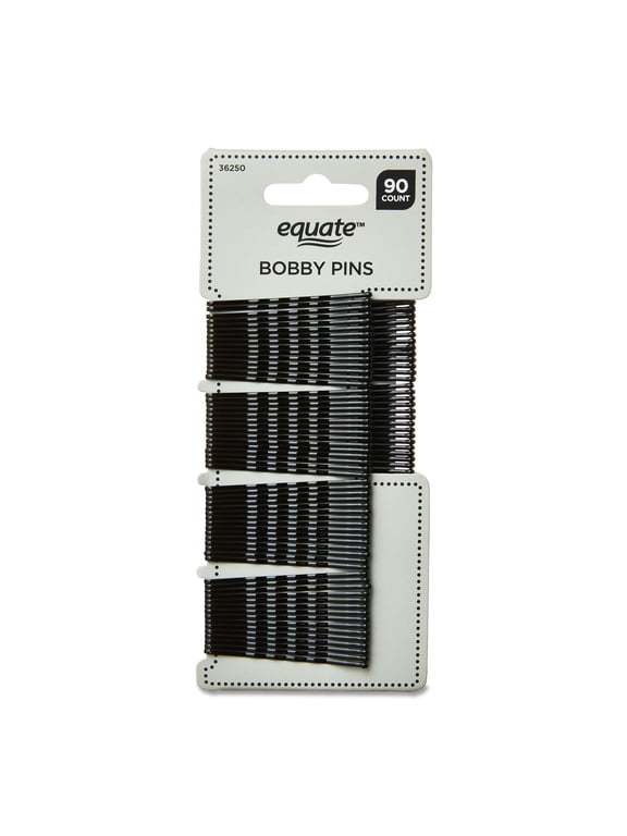 Bobby Pins, Black, 90 Count