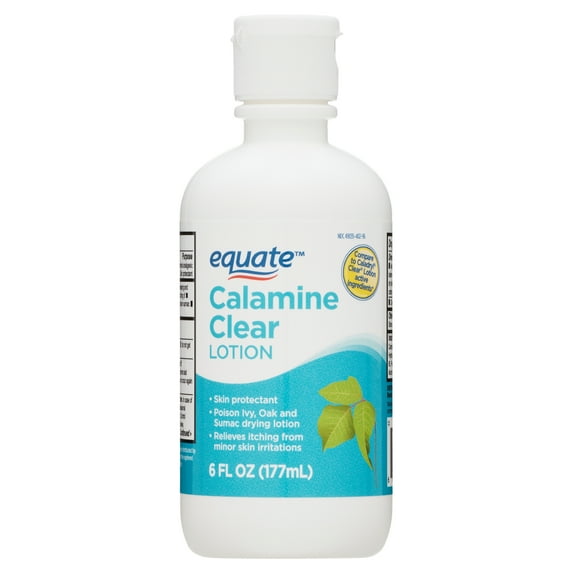 Equate, Calamine Clear Lotion for Itching and Rashes, 6 fl oz, Compare to Caladryl® Clear® Lotion active ingredients