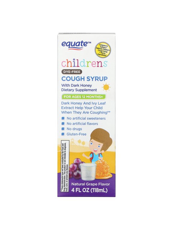 Dark Honey & Ivy Leaf Cough Syrup for Children, 4 fl oz