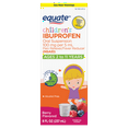 thumbnail image 1 of Equate Children's Ibuprofen Oral Suspension, 100 mg, Berry Flavor, Ages 2 to 11 Years, 8 fl oz, Compare to Children's Motrin® Active Ingredient, 1 of 10
