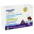 thumbnail image 1 of Equate Children's Loradatine Chewable Tablets 5mg, Grape, 30 Ct, 1 of 10
