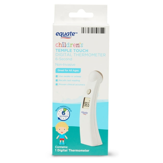 Equate Children's Temple Touch 6-Second Digital Thermometer