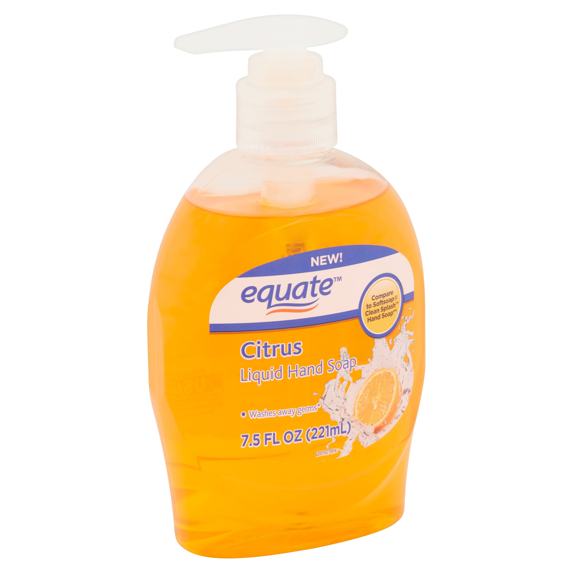 Equate Citrus Liquid Hand Soap, 7.5 fl oz