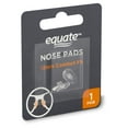 thumbnail image 1 of Equate Clear 13mm Silicone Comfort Fit Replacement Nose Pads, 1 Pair, 1 of 10