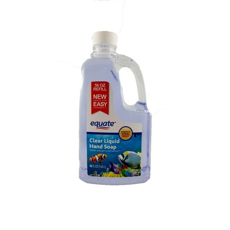 Equate Clear Liquid Hand Soap Refill, 56 Oz