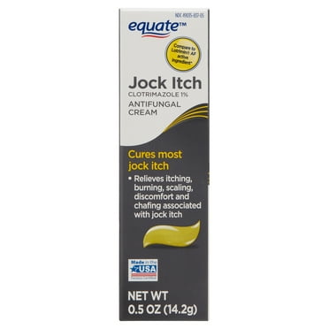 Equate Jock Itch Clotrimazole 1% Antifungal Cream, 0.5 oz, Compare to Lotrimin® AF Active Ingredient