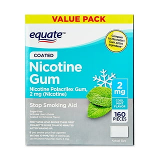 nicoton☆ 4 Pack 10pc CVS Sugar Free Nicotine Gum 2mg Coated Mint