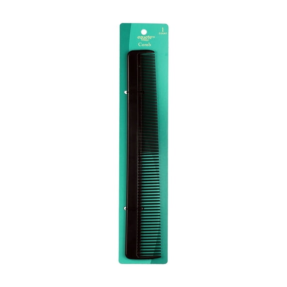 Equate Comb for Everyday Use on Short Hair, Black