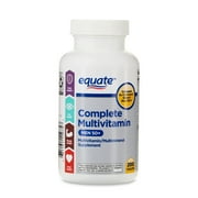 Equate Complete Multivitamin/Multimineral Supplement Tablets, Men 50+, 200 Count, Compare to Centrum® Silver® Men 50+