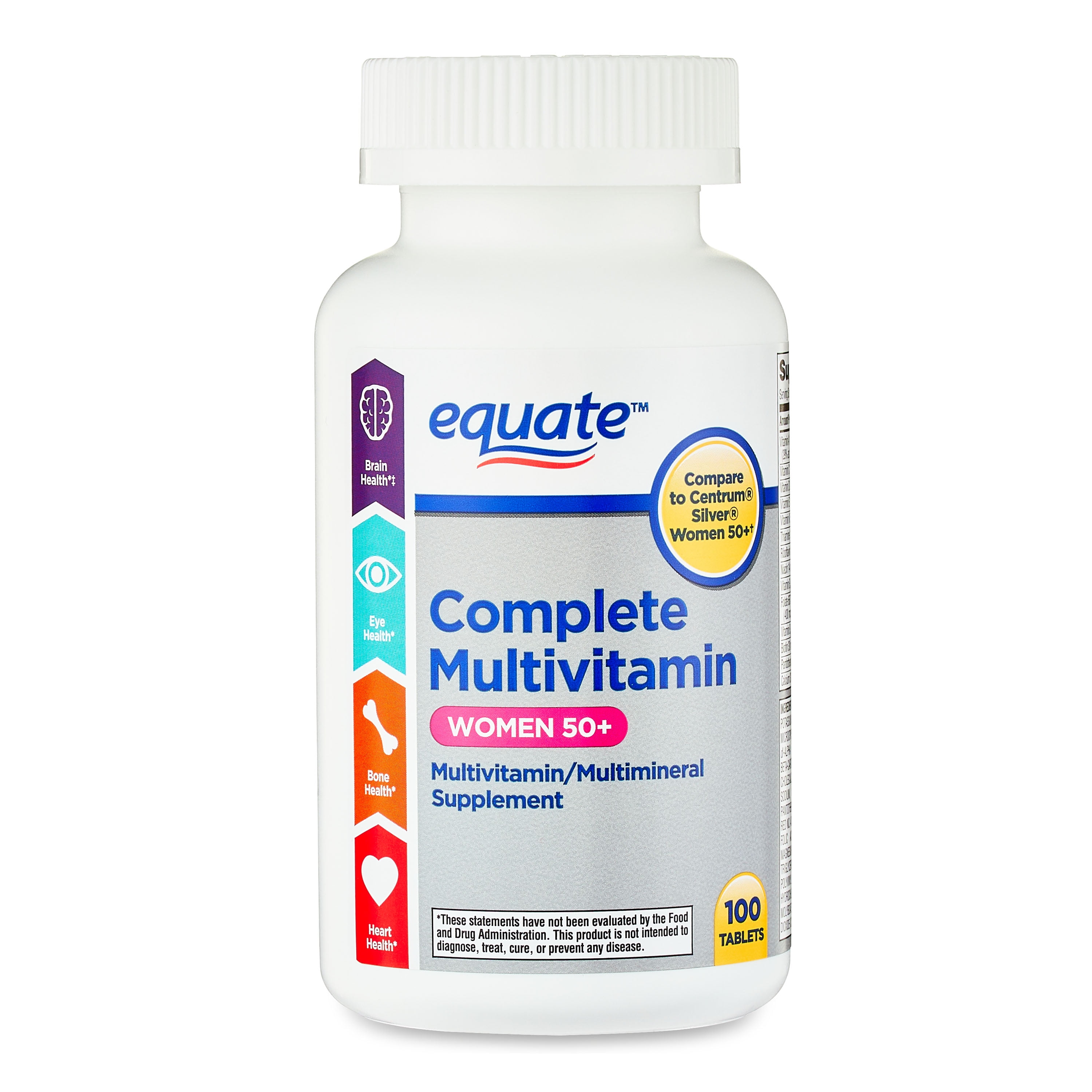 Equate Complete Multivitamin/Multimineral Supplement Tablets