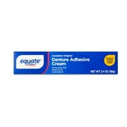 Equate Complete Original Denture Adhesive Cream, 2.4 oz, Compare to Fixodent® Complete Original