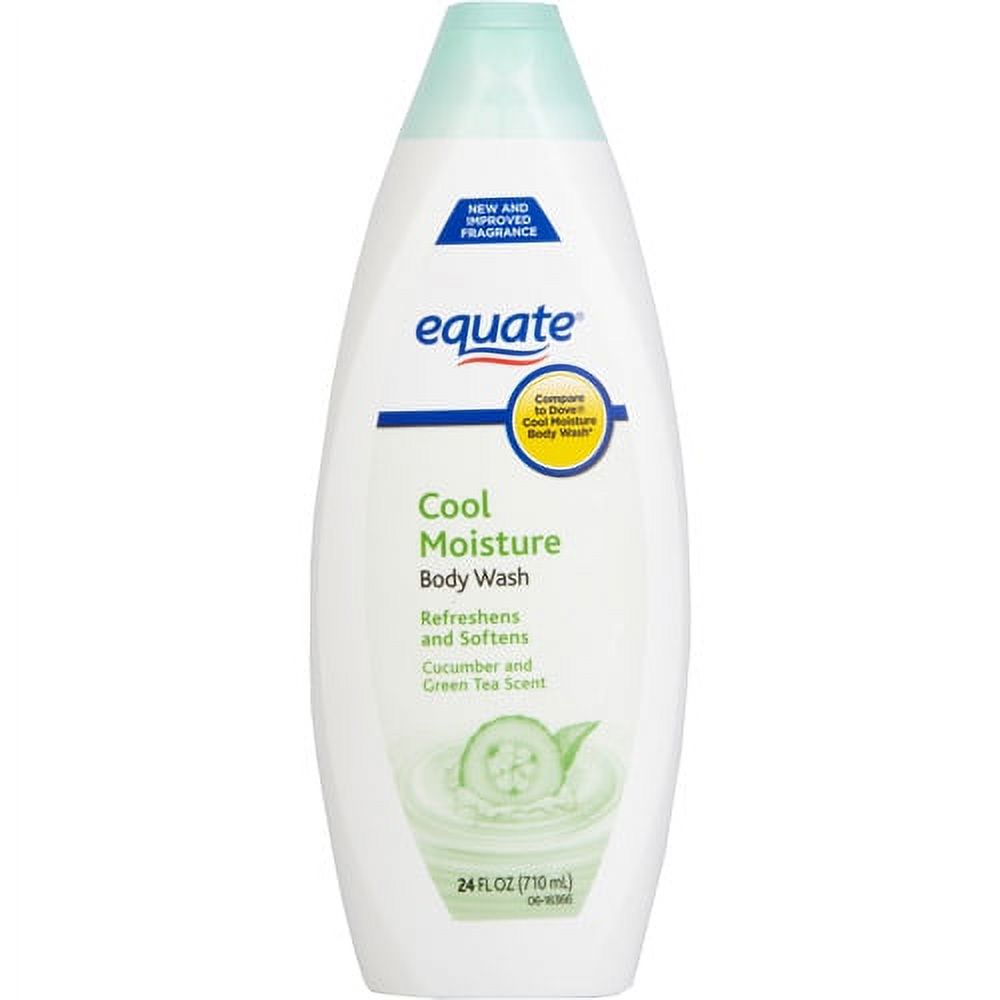 Equate Cool Moisture Body Wash, 24 oz